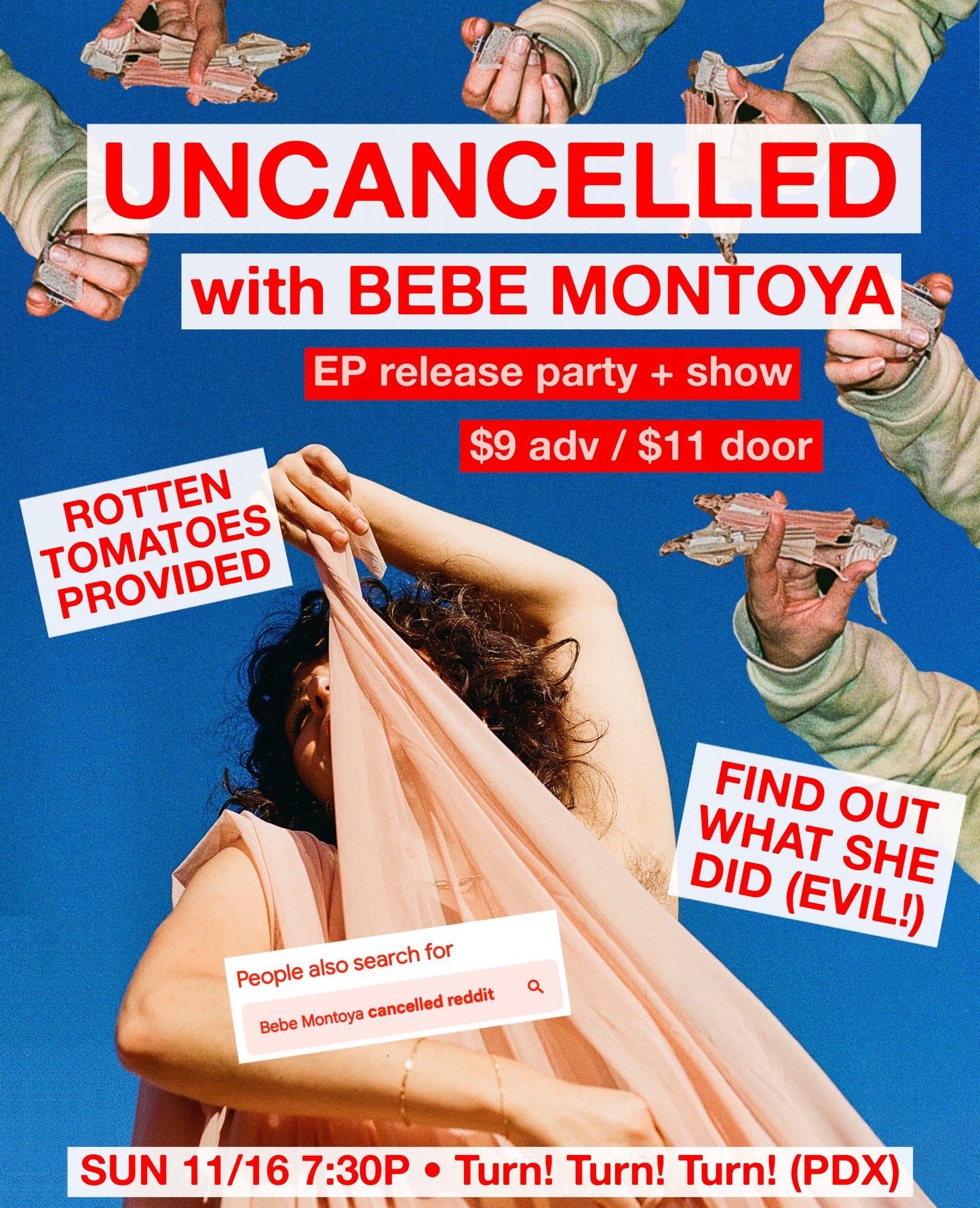 UNCANCELLED with Bebe Montoya (EP release party + show)